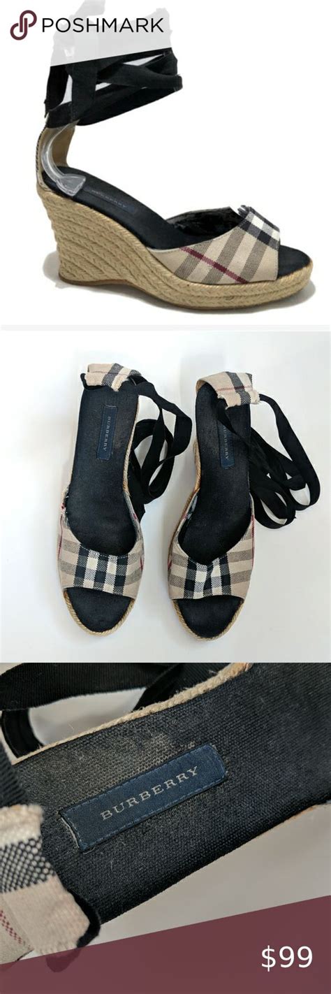 burberry plaid espadrilees|Women’s Designer Sandals .